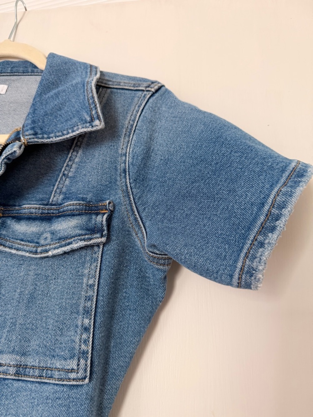 Good American denim jumpsuit - Picture 5 of 6